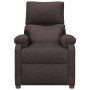 Sillón reclinable de tela marrón oscuro en Sillones | Comprar online en Foru.es