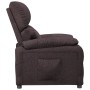 Sillón reclinable de tela marrón oscuro en Sillones | Comprar online en Foru.es