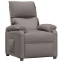 Sillón reclinable de tela gris taupe en Sillones | Comprar online en Foru.es