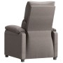 Sillón reclinable de tela gris taupe en Sillones | Comprar online en Foru.es