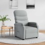 Sillón reclinable de tela gris claro en Sillones | Comprar online en Foru.es