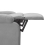 Sillón reclinable de tela gris claro en Sillones | Comprar online en Foru.es