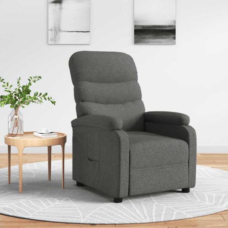Sillón reclinable de tela gris oscuro en Sillones | Comprar online en Foru.es