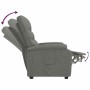 Sillón reclinable de tela gris oscuro en Sillones | Comprar online en Foru.es