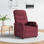 Sillón reclinable de tela rojo tinto en Sillones | Comprar online en Foru.es