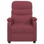 Sillón reclinable de tela rojo tinto en Sillones | Comprar online en Foru.es