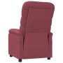 Sillón reclinable de tela rojo tinto en Sillones | Comprar online en Foru.es