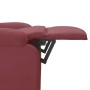 Sillón reclinable de tela rojo tinto en Sillones | Comprar online en Foru.es