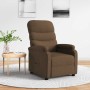 Sillón reclinable de tela marrón en Sillones | Comprar online en Foru.es
