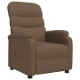 Sillón reclinable de tela marrón en Sillones | Comprar online en Foru.es
