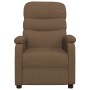 Sillón reclinable de tela marrón en Sillones | Comprar online en Foru.es