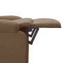 Sillón reclinable de tela marrón en Sillones | Comprar online en Foru.es