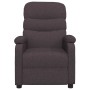Sillón reclinable de tela marrón oscuro en Sillones | Comprar online en Foru.es