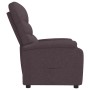 Sillón reclinable de tela marrón oscuro en Sillones | Comprar online en Foru.es