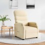 Sillón reclinable de tela crema en Sillones | Comprar online en Foru.es