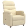 Sillón reclinable de tela crema en Sillones | Comprar online en Foru.es