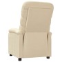 Sillón reclinable de tela crema en Sillones | Comprar online en Foru.es