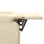 Sillón reclinable de tela crema en Sillones | Comprar online en Foru.es