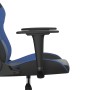 Silla gaming de masaje cuero sintético negro y azul en Sillas gaming | Comprar online en Foru.es