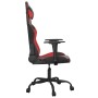 Silla gaming de masaje cuero sintético negro y rojo en Sillas gaming | Comprar online en Foru.es