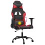 Silla gaming de masaje cuero sintético negro y rojo en Sillas gaming | Comprar online en Foru.es