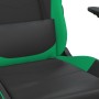 Silla gaming de masaje cuero sintético negro y verde en Sillas gaming | Comprar online en Foru.es