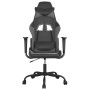 Silla gaming de masaje cuero sintético negro y gris en Sillas gaming | Comprar online en Foru.es