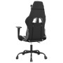 Silla gaming de masaje cuero sintético negro y blanco en Sillas gaming | Comprar online en Foru.es