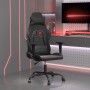 Silla gaming con masaje cuero sintético negro en Sillas gaming | Comprar online en Foru.es