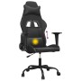 Silla gaming con masaje cuero sintético negro en Sillas gaming | Comprar online en Foru.es