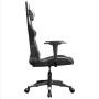 Silla gaming de masaje cuero sintético negro y blanco en Sillas gaming | Comprar online en Foru.es