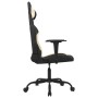 Silla gaming de masaje tela crema y negro en Sillas gaming | Comprar online en Foru.es