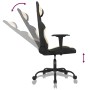 Silla gaming de masaje tela crema y negro en Sillas gaming | Comprar online en Foru.es