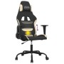 Silla gaming de masaje tela crema y negro en Sillas gaming | Comprar online en Foru.es
