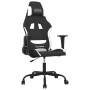 Silla gaming de masaje tela negro y blanco en Sillas gaming | Comprar online en Foru.es