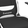 Silla gaming de masaje tela negro y blanco en Sillas gaming | Comprar online en Foru.es