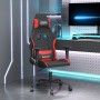 Silla gaming de masaje tela negro y rojo en Sillas gaming | Comprar online en Foru.es