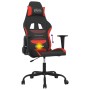 Silla gaming de masaje tela negro y rojo en Sillas gaming | Comprar online en Foru.es