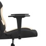 Silla gaming de masaje de tela negro y crema en Sillas gaming | Comprar online en Foru.es
