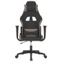 Silla gaming de masaje tela negro y gris taupé en Sillas gaming | Comprar online en Foru.es
