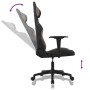 Silla gaming de masaje tela negro y gris taupé en Sillas gaming | Comprar online en Foru.es