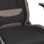 Silla gaming de masaje tela negro y gris taupé en Sillas gaming | Comprar online en Foru.es