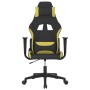 Silla gaming de masaje tela negro y verde claro en Sillas gaming | Comprar online en Foru.es