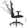 Silla gaming de masaje tela negro y azul en Sillas gaming | Comprar online en Foru.es
