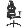 Silla gaming de masaje tela negro y blanco en Sillas gaming | Comprar online en Foru.es