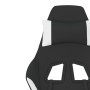 Silla gaming de masaje tela negro y blanco en Sillas gaming | Comprar online en Foru.es