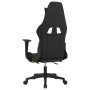 Silla gaming de masaje con reposapiés tela negro y amarillo en Sillas gaming | Comprar online en Foru.es