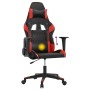 Silla gaming de masaje cuero sintético negro y rojo en Sillas gaming | Comprar online en Foru.es