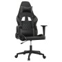 Silla gaming de masaje cuero sintético negro y gris en Sillas gaming | Comprar online en Foru.es