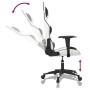 Silla gaming de masaje cuero sintético blanco y negro en Sillas gaming | Comprar online en Foru.es